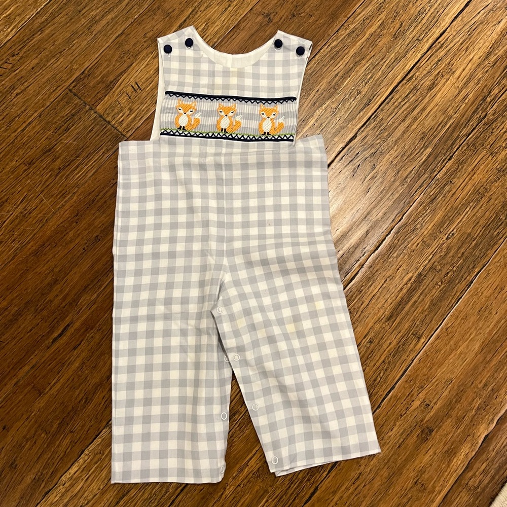 Shrimp & Grits Smocked 12m